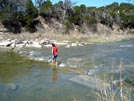 "Spurensuche" im Brazos River